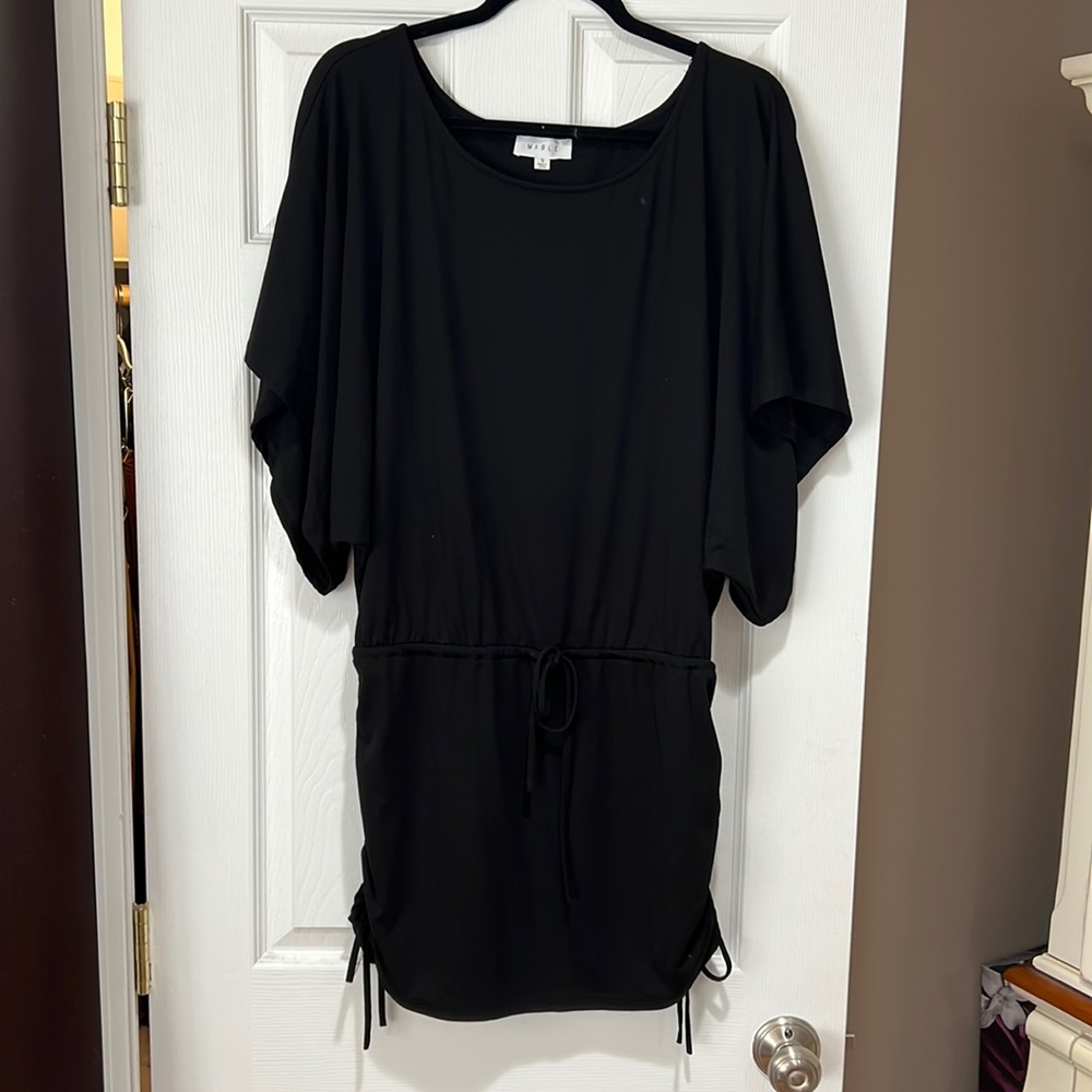 Black cotton dress